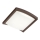 Redo 90008 - LED Zunanja stropna svetilka TALLIN LED/21W/230V 24,5x24,5 cm IP54 rjava