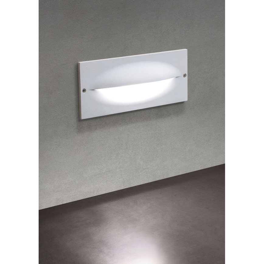Redo 90009 - LED zunanja orientacijska svetilka TAMPA LED/11W/230V IP54 bela