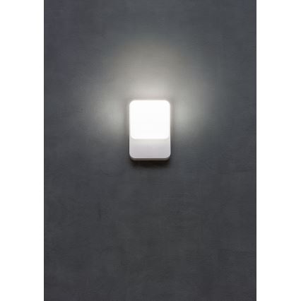 Redo 90127 - LED zunanja stenska svetilka COLIN LED/9W/230V 3000K IP54 bela
