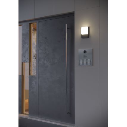 Redo 90130 -LED Zunanja stenska svetilka COLIN LED/9W/230V 4000K IP54 antracit