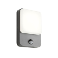 Redo 90133 - LED Zunanja stenska svetilka s senzorjem COLIN 1xLED/9W/230V IP54