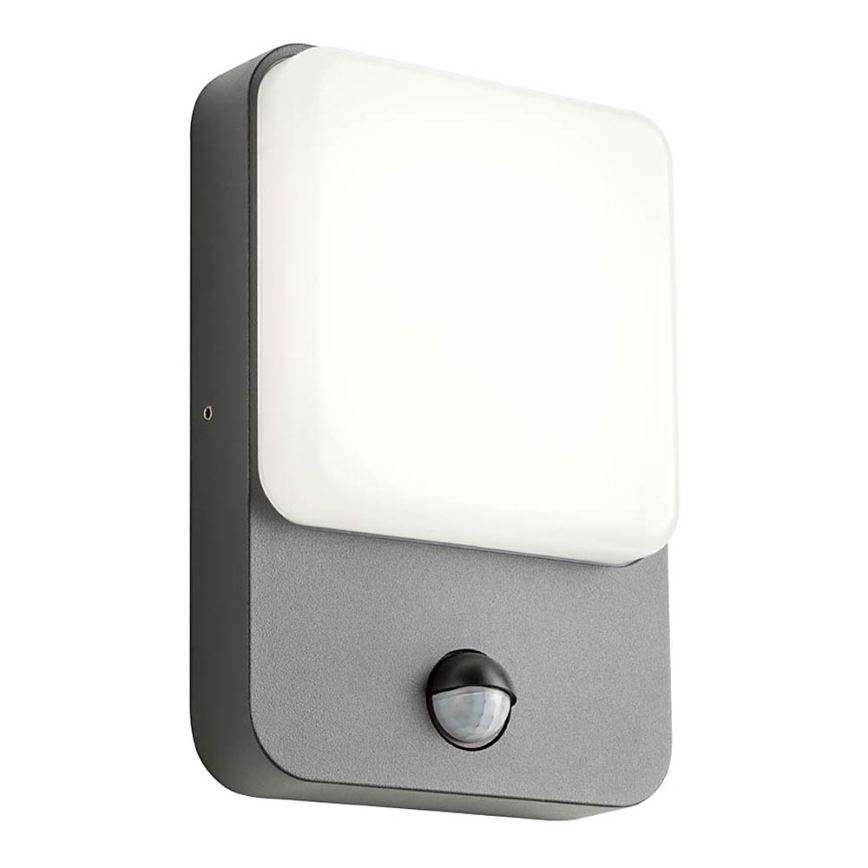 Redo 90133 - LED Zunanja stenska svetilka s senzorjem COLIN 1xLED/9W/230V IP54