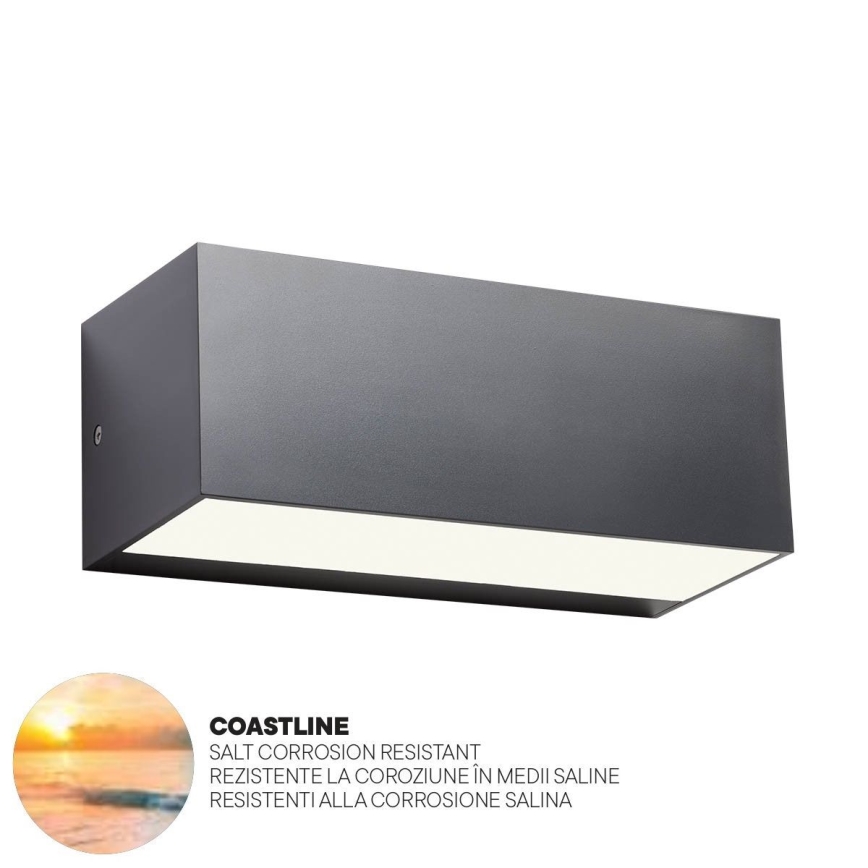 Redo 90154 - LED Zunanja stenska svetilka LAMPRIS 1xLED/12W/230V IP65