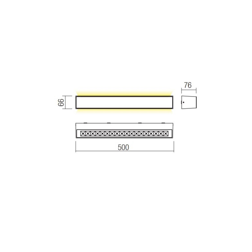 Redo 90259 - LED zunanja stenska svetilka AROOS LED/21W/230V 3000K IP65 bela