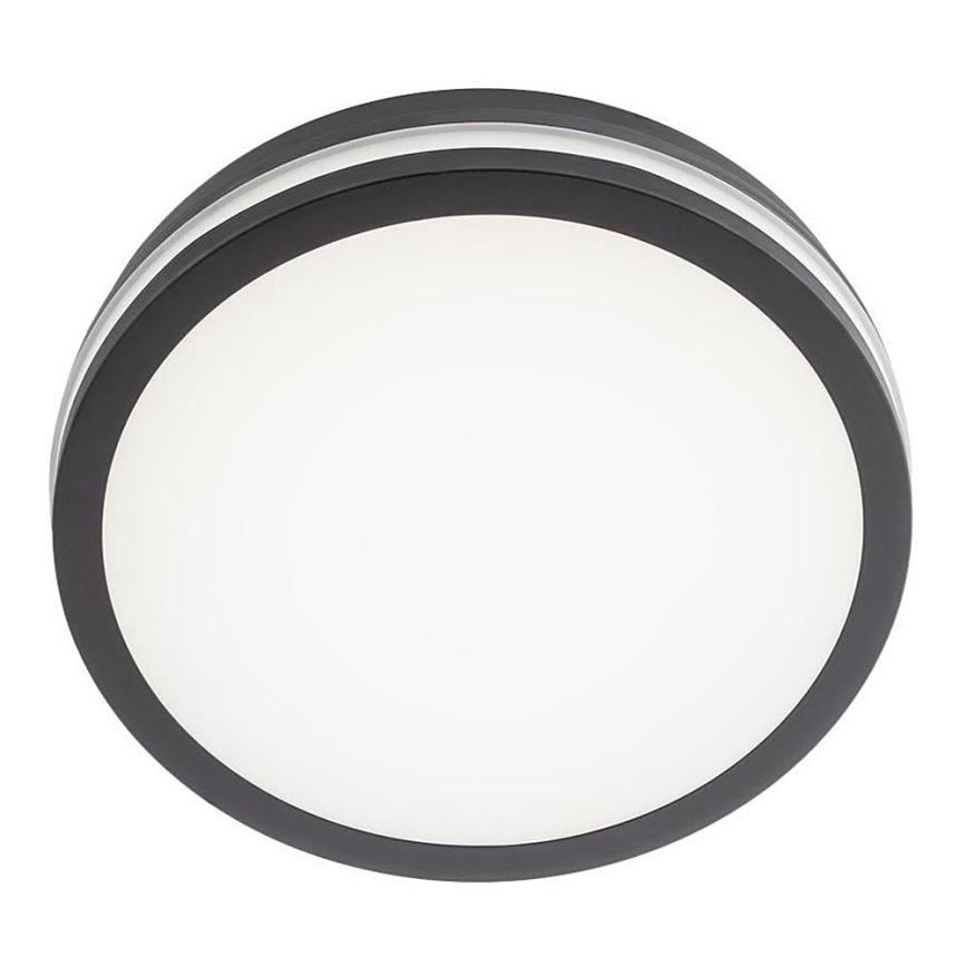 Redo 90290 - LED Zunanja stropna svetilka s senzorjem ISOLA LED/24W/230V pr. 26 cm 3000/4000/6500K IP54 antracit