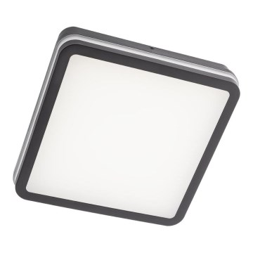 Redo 90292 - LED Zunanja stropna svetilka s senzorjem ISOLA LED/24W/230V 26x26 cm 3000/4000/6500K IP54 antracit