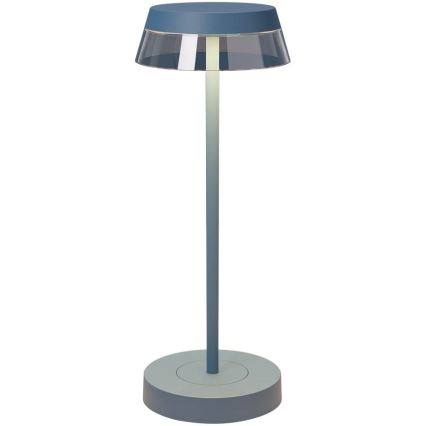 Redo 90310 - LED Zatemnitvena namizna svetilka na dotik ILUNA LED/2,5W/5V 2700-3000K 3000 mAh IP65 modra