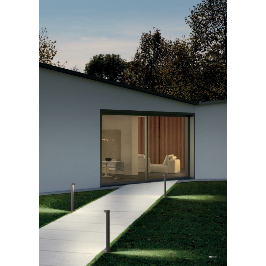 Redo 90365 - LED zunanja svetilka ZEUS LED/11,5W/230V 3000K 75 cm IP54 antracit