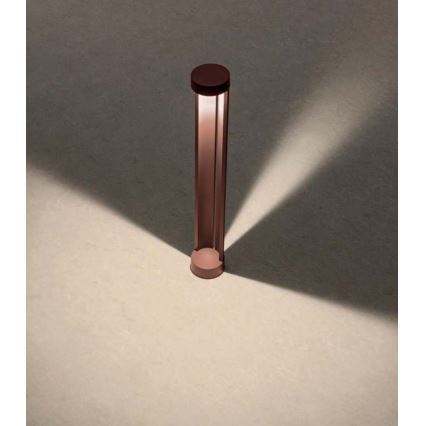 Redo 90366 - LED zunanja svetilka ZEUS LED/11,5W/230V 3000K 75 cm IP54 rjava