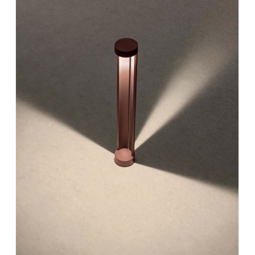 Redo 90366 - LED zunanja svetilka ZEUS LED/11,5W/230V 3000K 75 cm IP54 rjava