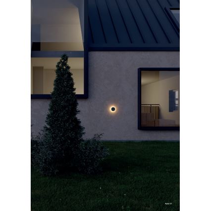 Redo 90369 - LED zunanja stenska svetilka AURA LED/8W/230V 3000K IP65 antracit