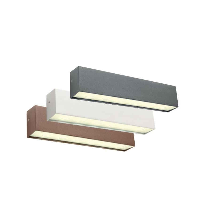 Redo 90394 - LED Zunanja stenska svetilka OMNIA LED/12W/230V 3000K IP54 siva