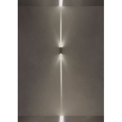 Redo 90424 - LED Zunanja stenska svetilka ACE LED/5,84W/230V 4000K IP54 rjava