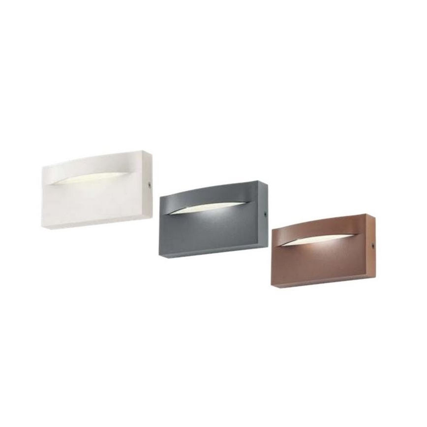Redo 90426 - LED Zunanja stenska svetilka POLIFEMO LED/8W/230V IP65 antracit
