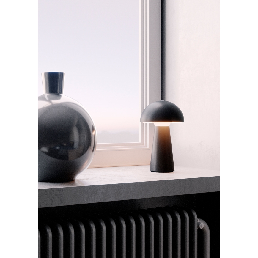 Redo 90439 - Zunanja LED svetilka KIRA, zatemnjevanje na dotik, LED/4,7W/230V, 2200 mAh, IP44, črna