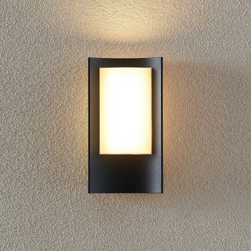 Redo 90483 - LED Zunanja stenska svetilka WARP LED/8W/230V 3000K IP44 antracit