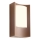 Redo 90484 - LED Zunanja stenska svetilka WARP LED/8W/230V 3000K IP44 rjava
