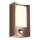Redo 90487 - LED Zunanja stenska svetilka s senzorjem WARP LED/8W/230V 3000K IP44 rjava