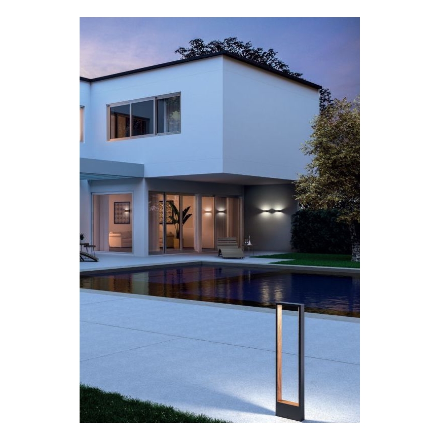 Redo 90508 - LED Zunanja stenska svetilka WALD LED/10W/230V IP65 antracit