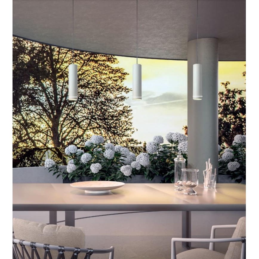 Redo 90513 - LED Zunanja viseča svetilka KLOU LED/9W/230V IP54 bela