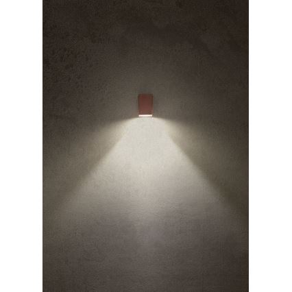 Redo 90528 - LED zunanja stenska svetilka BRIO LED/6W/230V 3000K IP54 rjava