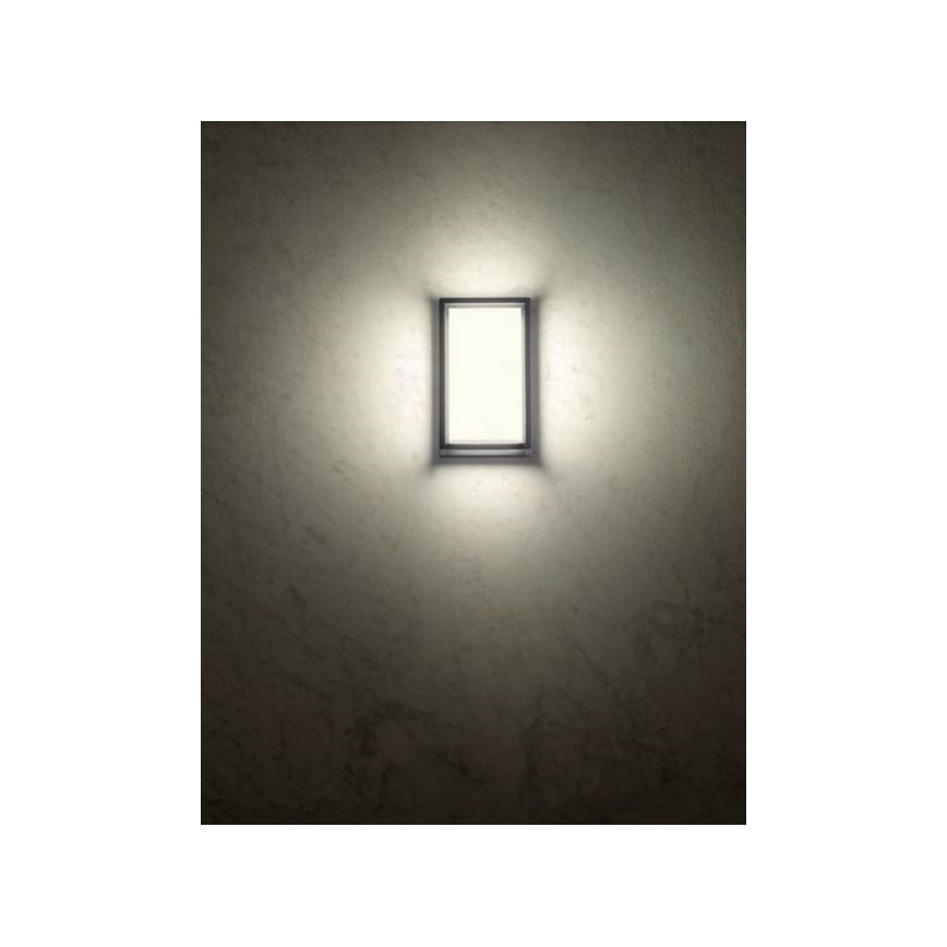 Redo 90533 - LED Zunanja stenska svetilka QUADRIS LED/12W/230V IP54 antracit