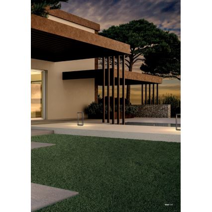 Redo 90581 - LED zunanja svetilka WAKE LED/8W/230V 3000K 50 cm IP65 antracit