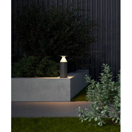 Redo 90589 - LED zunanja svetilka BIRO LED/12W/230V 3000K 30 cm CRI 90 IP65 antracit