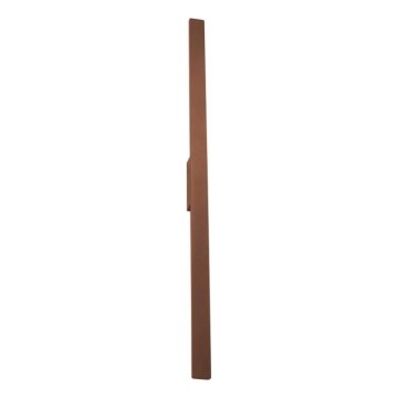 Redo 90624 - LED Zunanja stenska svetilka REFLEXA LED/24W/230V 3000K 144 cm IP54 rjava