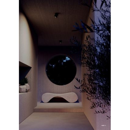 Redo 90627 - LED zunanja točkovna svetilka SHAFT LED/13W/230V 3000K Ø 9 cm IP65 antracit