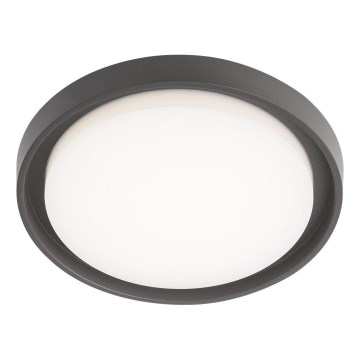 Redo 9184 - LED zunanja stropna svetilka BEZEL LED/30W/230V premer 34 cm IP54 antracit