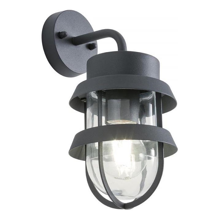 Redo 9498 - Zunanja stenska svetilka CLAUT 1xE27/42W/230V IP44 antracit