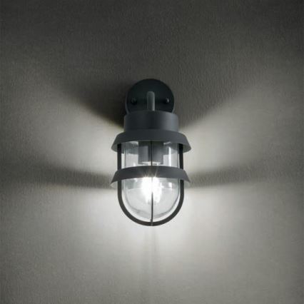Redo 9498 - Zunanja stenska svetilka CLAUT 1xE27/42W/230V IP44 antracit