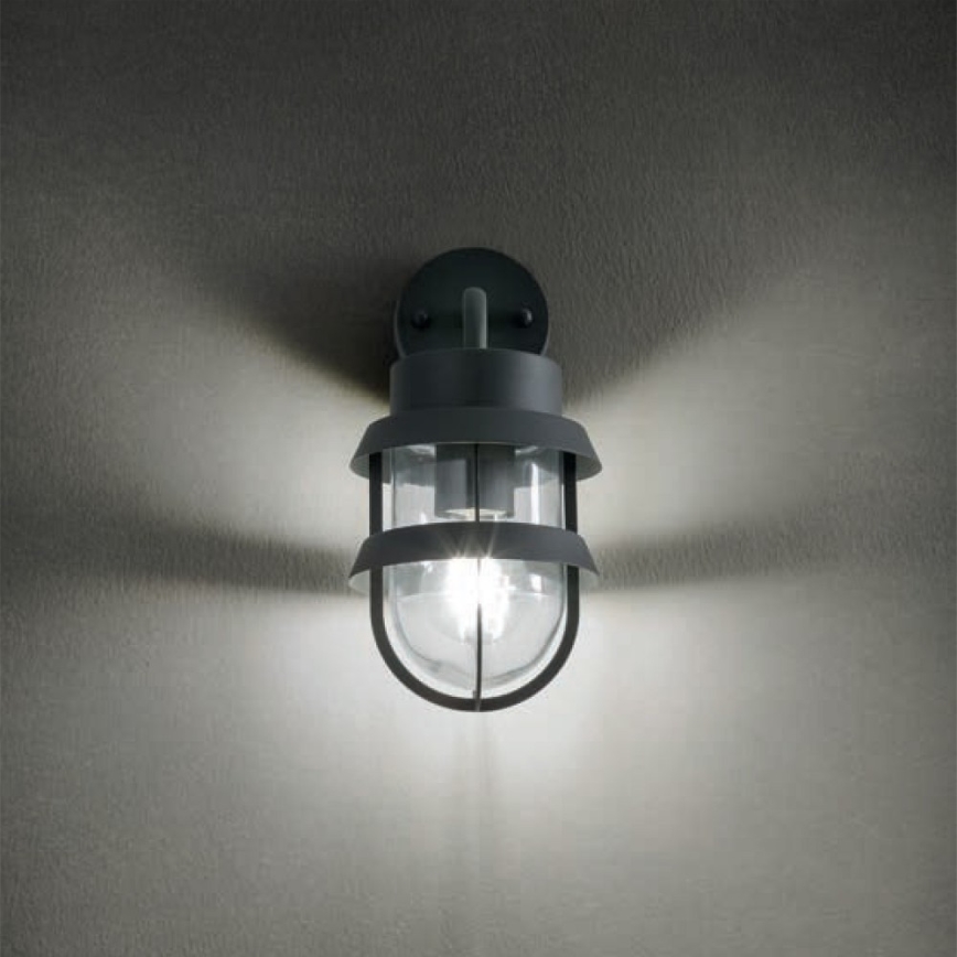 Redo 9498 - Zunanja stenska svetilka CLAUT 1xE27/42W/230V IP44 antracit