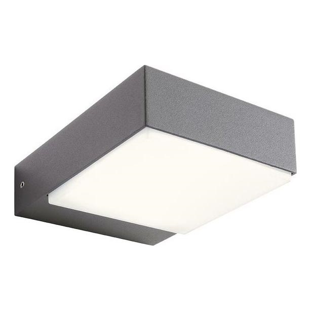 Redo 9560 - LED Zunanja stenska svetilka CUBE LED/7W/230V 3000K IP54 antracit