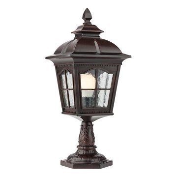 Redo 9652 - Zunanja svetilka YORK 1xE27/70W/230V IP44 rjava