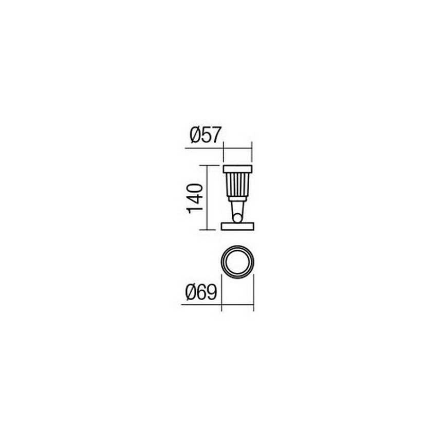 Redo 9997 - LED Zunanja svetilka TIM LED/5W/230V 3000K IP65