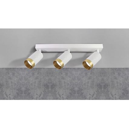 Reflektor ARRAS 3xGU10/10W/230V bela