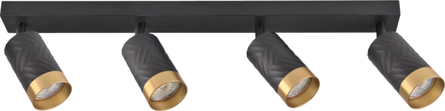 Reflektor ARRAS 4xGU10/10W/230V črna