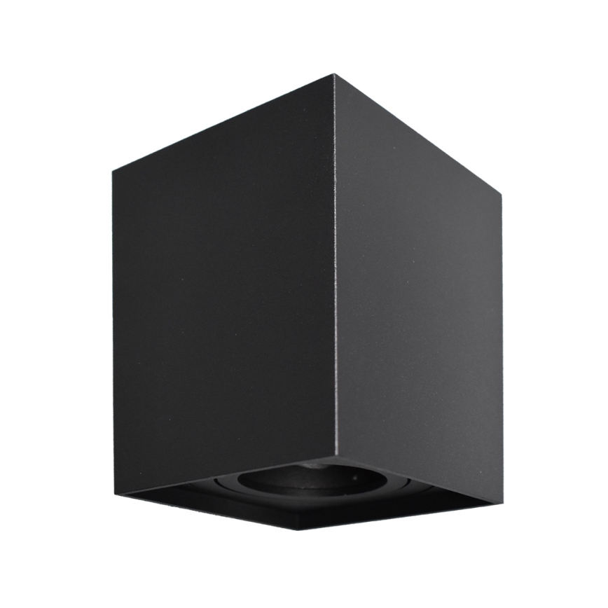 Reflektor BIMA 1xGU10/25W/230V kvadrat črna
