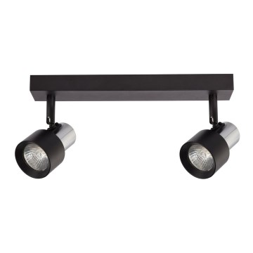 Reflektor CINO 2xGU10/8W/230V črna
