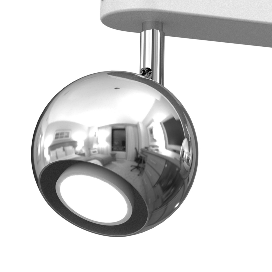 Reflektor COMET 3xGU10/8W/230V bela/sijajni krom