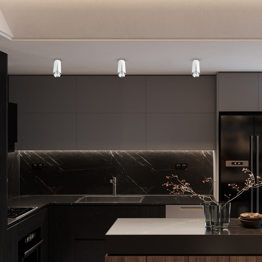 Reflektor CVETLICA 1xGU10/8W/230V bela