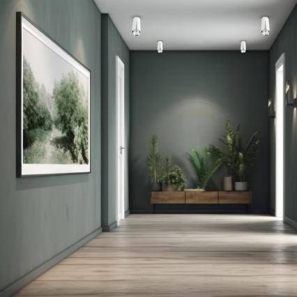 Reflektor CVETLICA 1xGU10/8W/230V bela