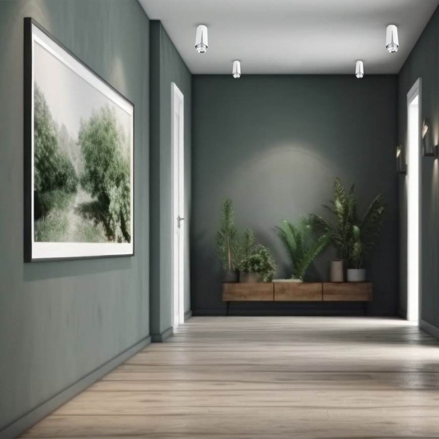 Reflektor CVETLICA 1xGU10/8W/230V bela