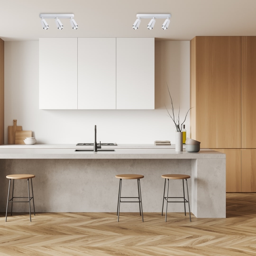 Reflektor CVETLICA 3xGU10/8W/230V bela