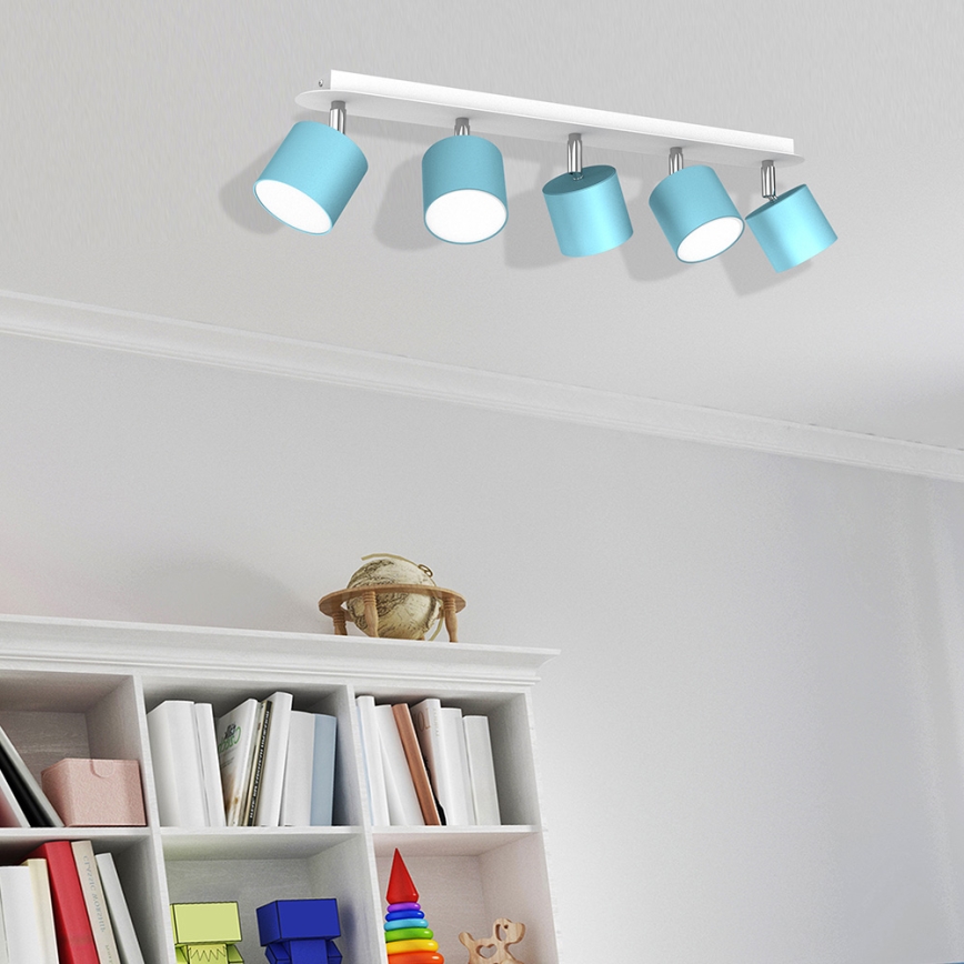 Reflektor DIXIE 5xGX53/11W/230V moder