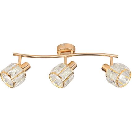 Reflektor DUBAI 3xE14/40W/230V Rosegold