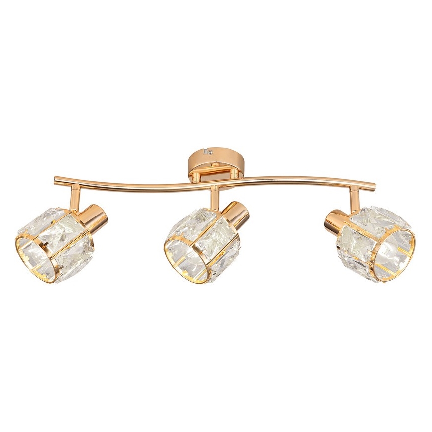 Reflektor DUBAI 3xE14/40W/230V Rosegold