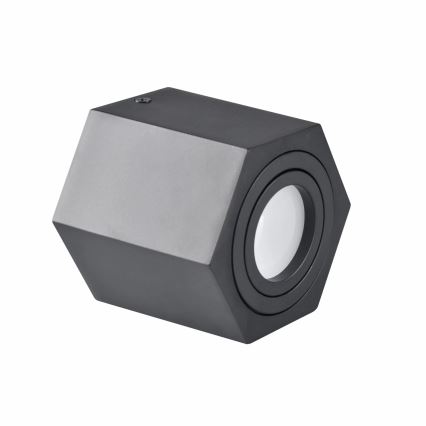 Reflektor HEXAGON 1xGU10/10W/230V črna
